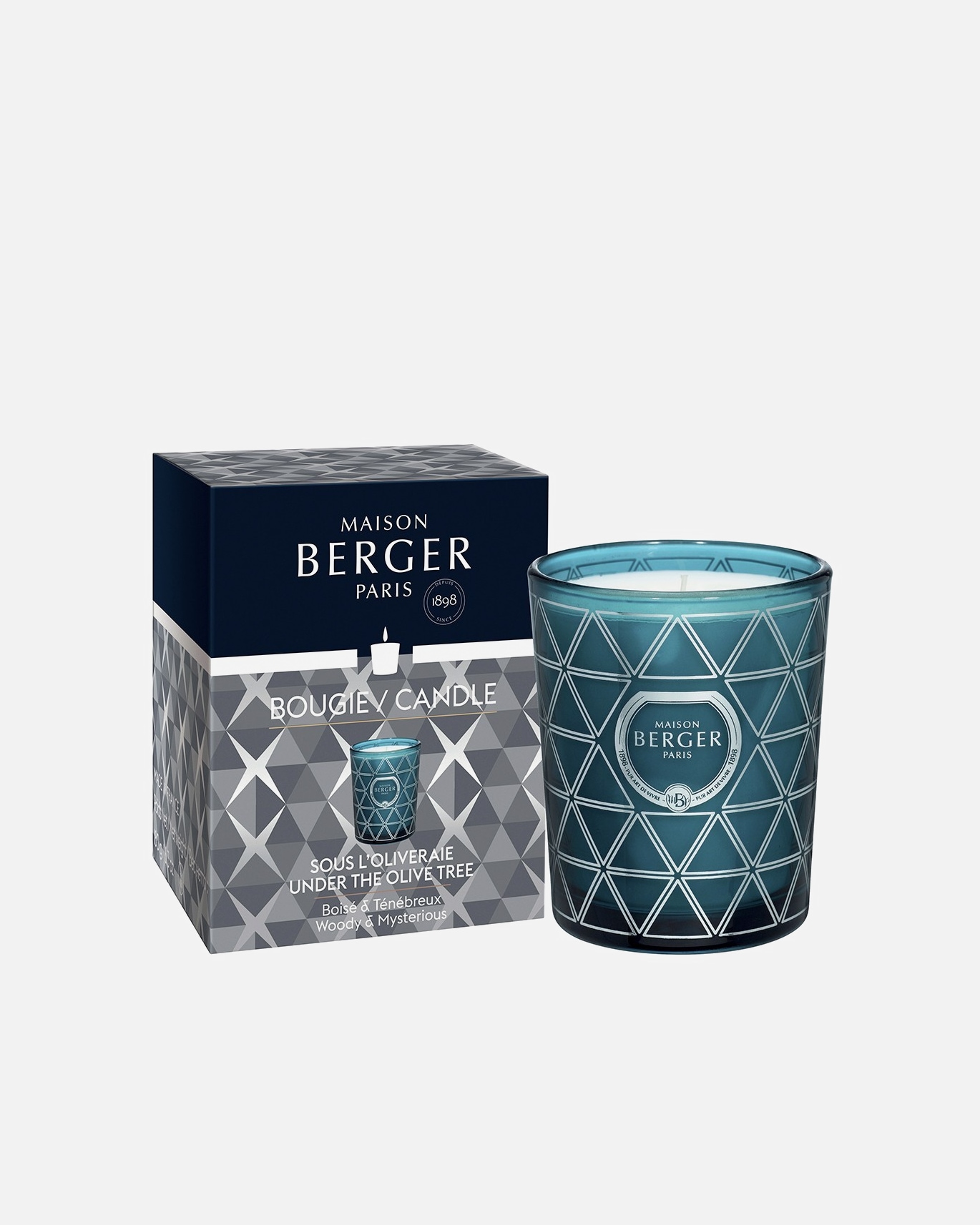 Maison Berger KÉK GEÓDA GYERTYA AZ OLAJFALATKÁBAN