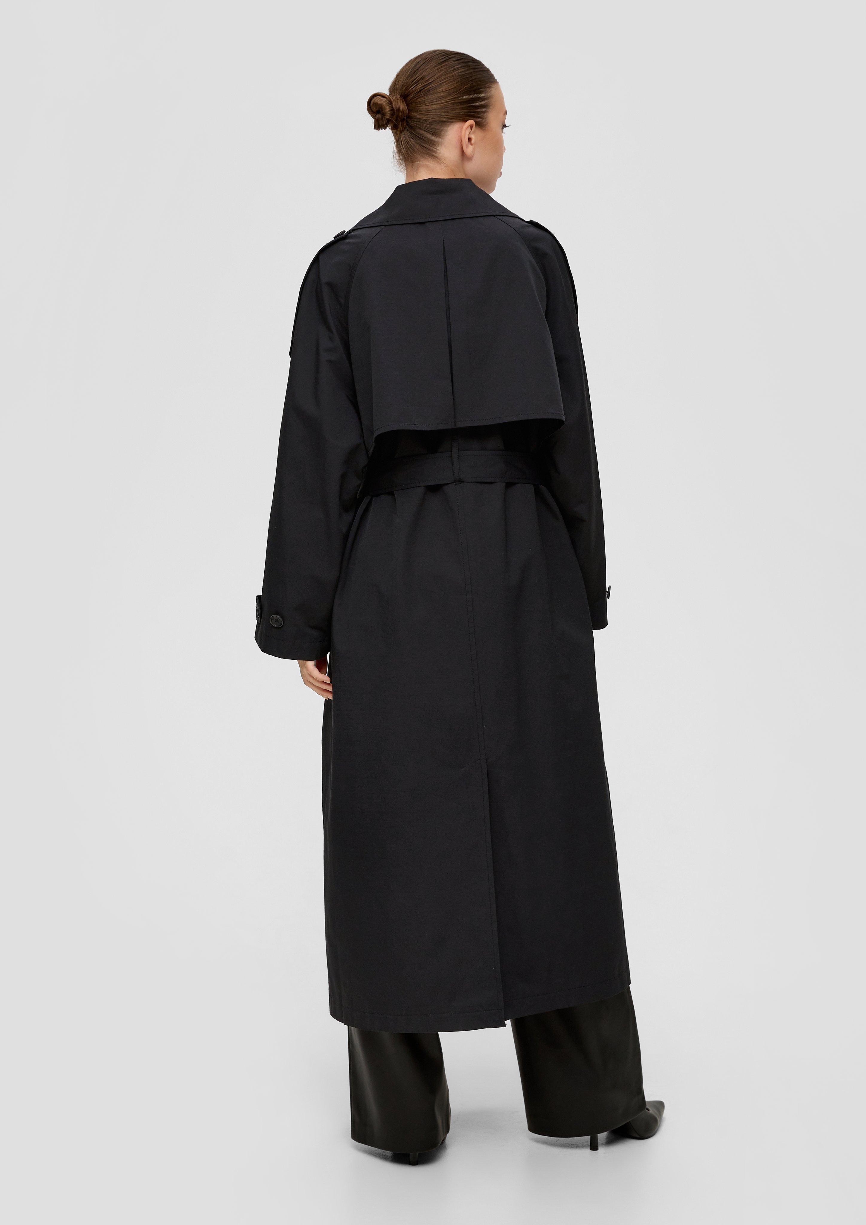 Trenchcoat mit Stoffgürtel | QS x ELIF  2135071-9999