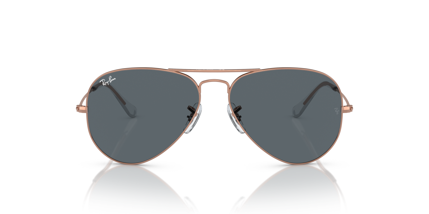 AVIATOR ROSE GOLD - Albastru-roz-auriu strălucitor