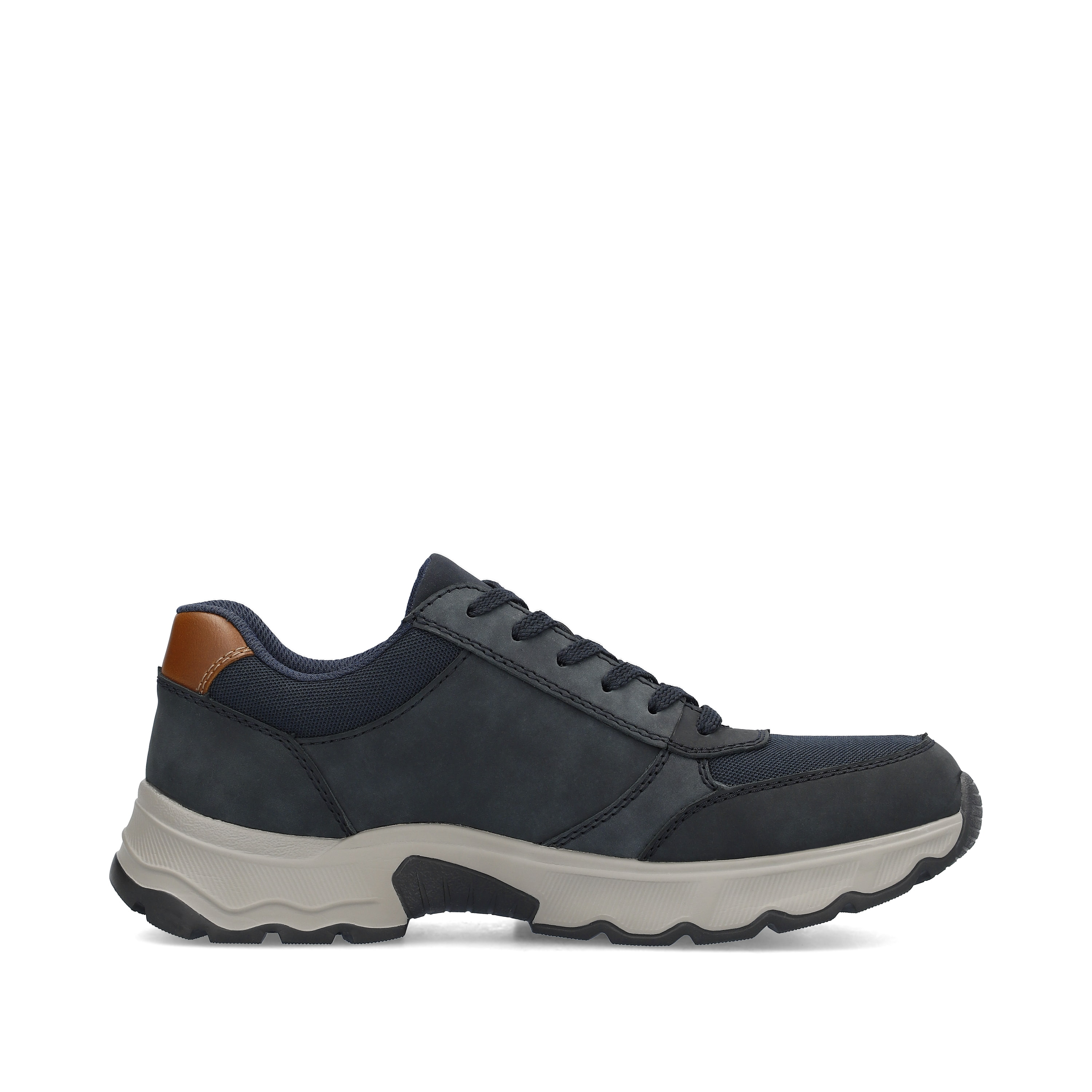 Rieker Herren Schnürschuhe stahlblau
