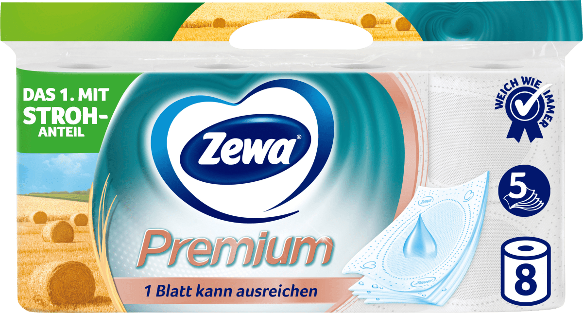 Toilettenpapier Premium 5-lagig (8x110 Blatt), 8 St