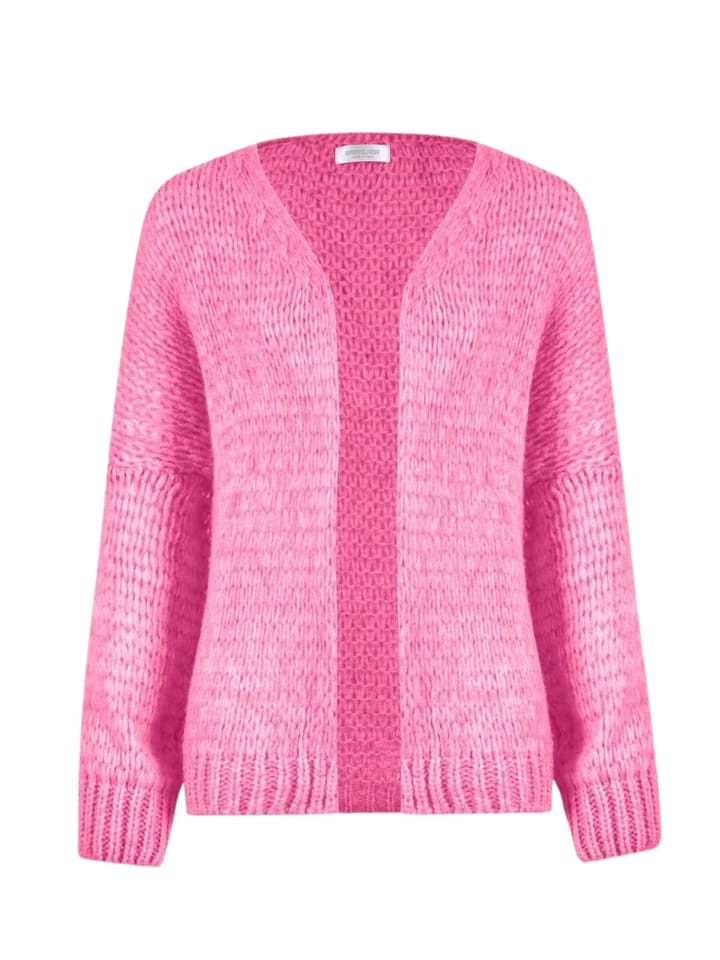SASSYCLASSY Oversize Strick-Cardigan in Pink günstig kaufen