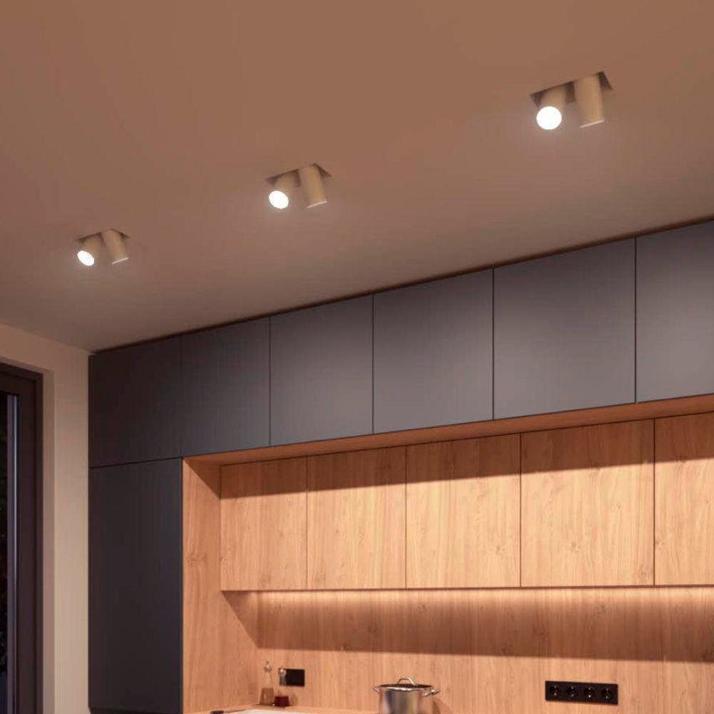 Philips Hue LED-Leuchtmittel White & Color Ambiance LED Lampe GU5,3 Reflektor - MR16 6,3W 400lm, n.v, warmweiss