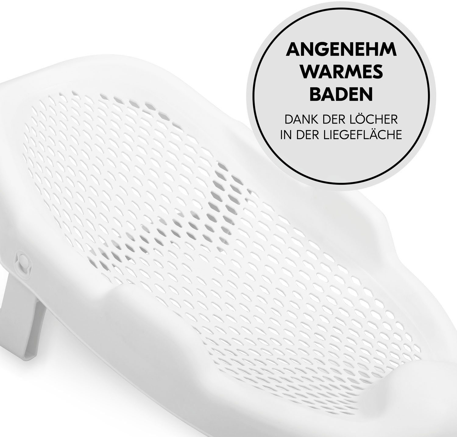 Hauck Babybadewanne Babybadewannen-Einsatz, Weiß