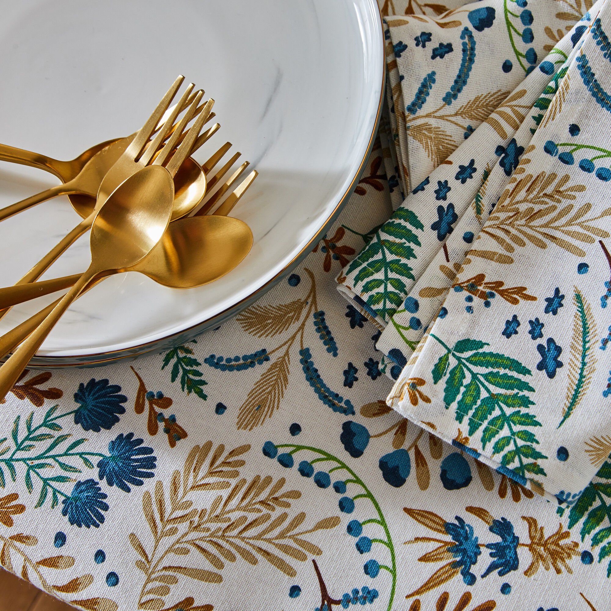 Nappe imprimée forêt enchantée
