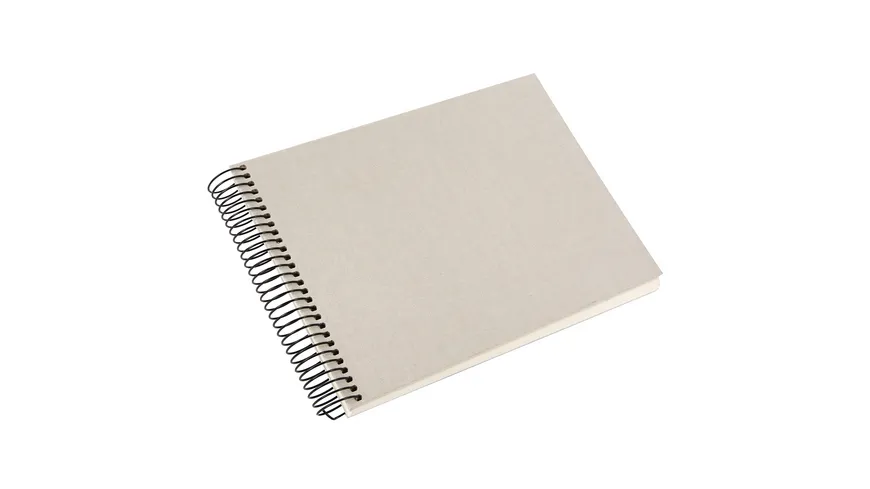 goldbuch Spiralalbum Bella Vista sandgrau 24x17 cm mit 40 weiße Seiten