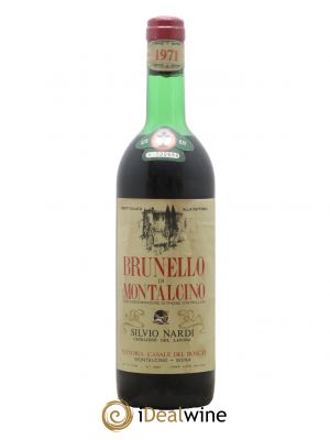 Brunello di Montalcino DOCG Silvio Nardi 1971 - Lot de 1 Bouteille