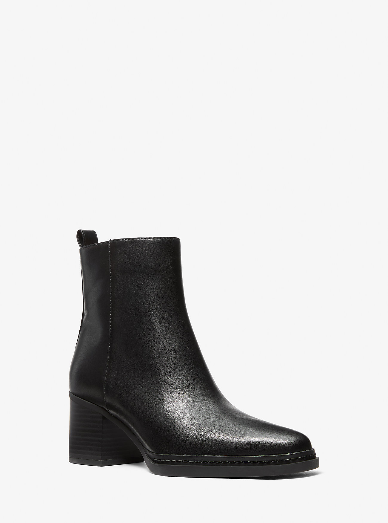 Lex Leather Boot - BLACK