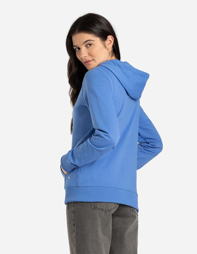 Sweatjacke - Kapuze mit Tunnelzug