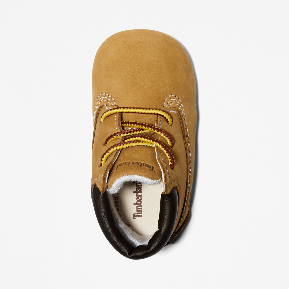 Timberland Crib Bootie with Hat TB09589R2311 / braun