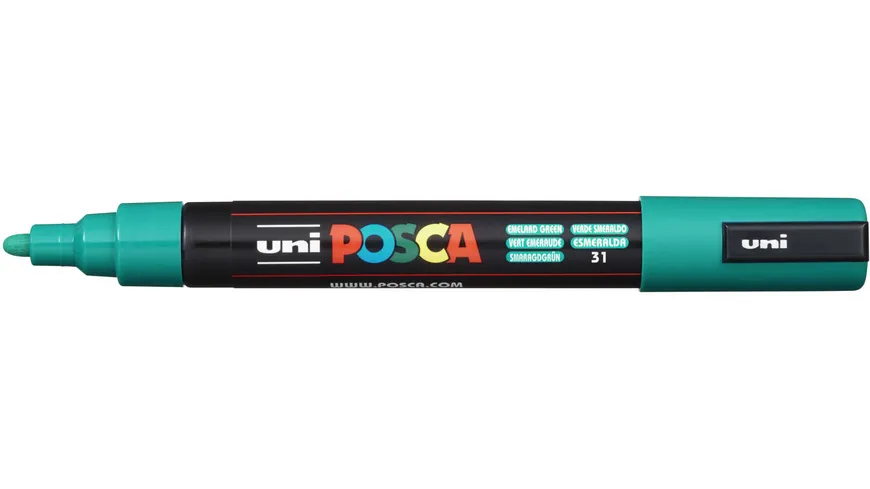 FABER-CASTELL  Marker UNI POSCA PC-5M smaragdgrün smaragdgrün