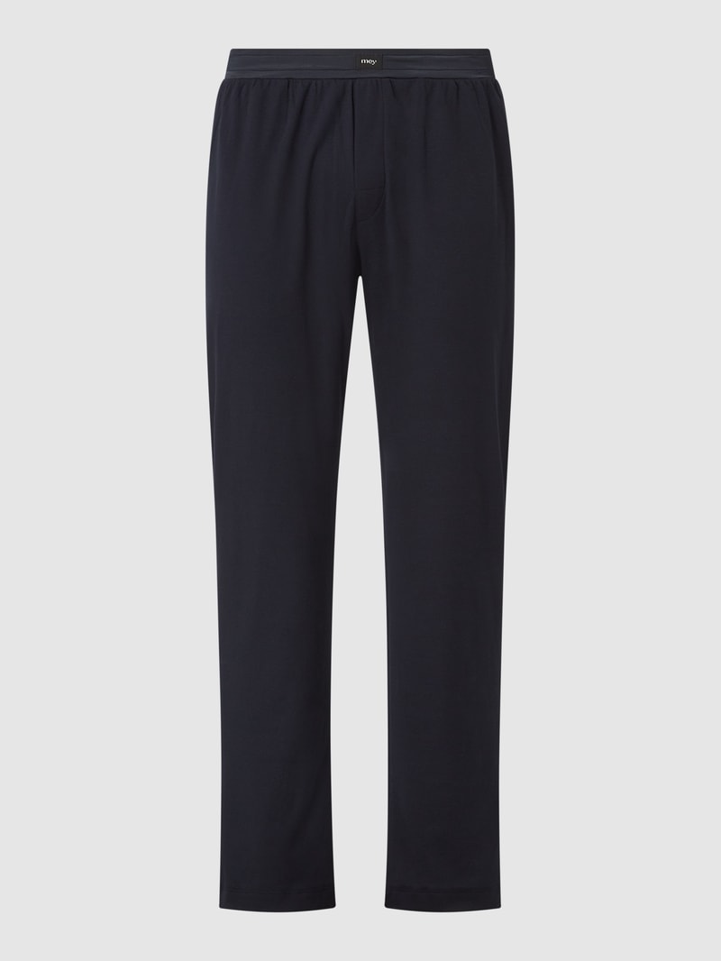 Pyjama-Hose aus Baumwolle in dunkelblau