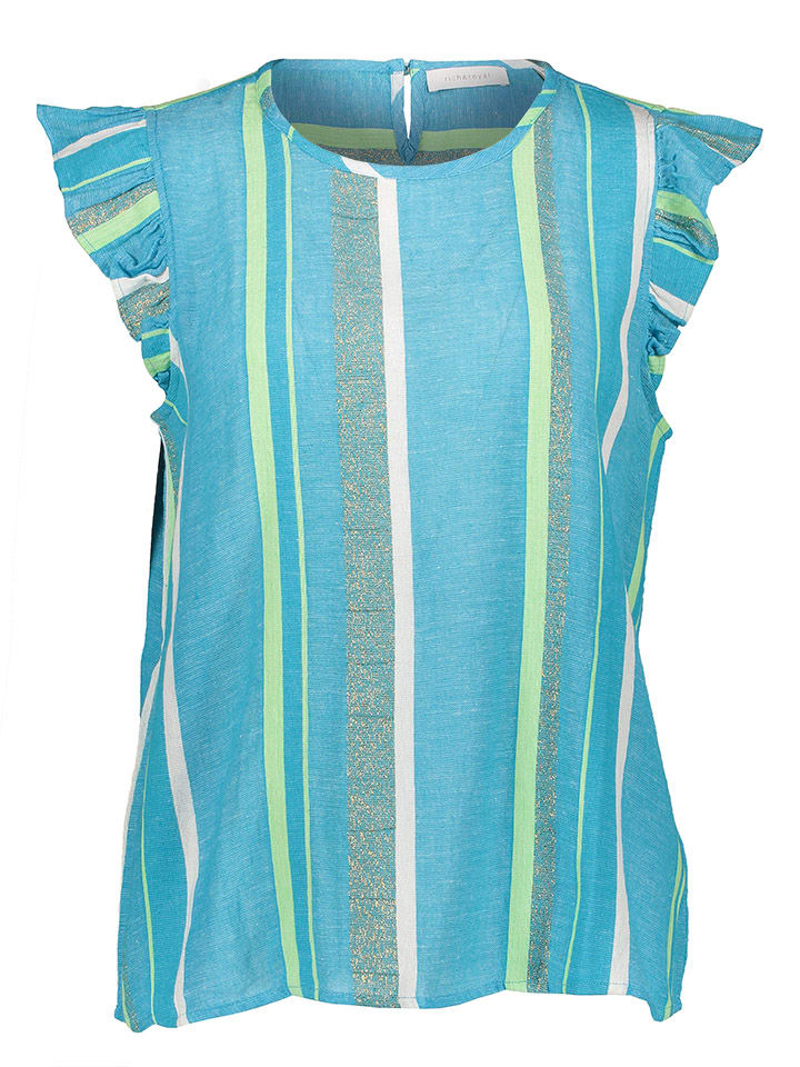 Rich & Royal Bluse in Türkis günstig kaufen 36