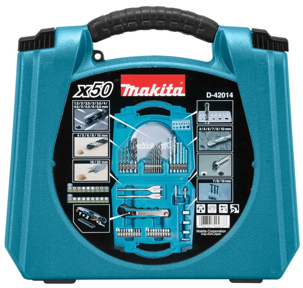 Makita Accessories D-42014 50-piece drill/bit set