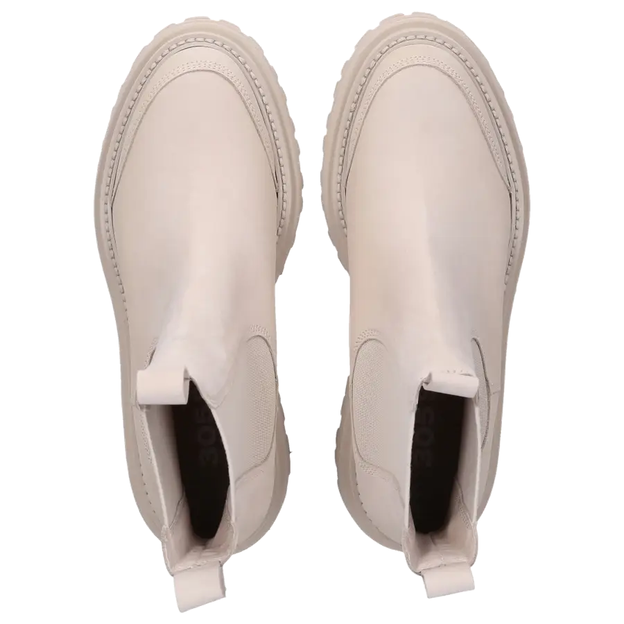 305 SOBE - Chelsea Boots ELAINE Nubukleder - grau
