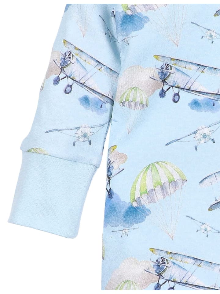Nini Strampler Planes in blau günstig kaufen