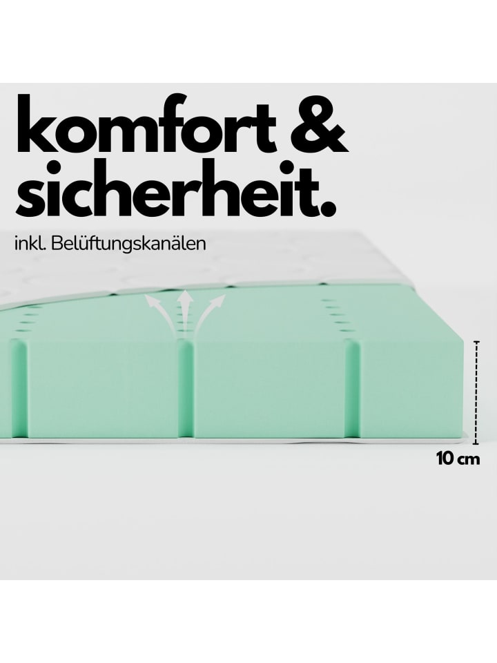 Sämann Sämann Laufgitter faltbar mit SleepPlus Matratze - sahara dust/natur günstig kaufen 100x100 cm
