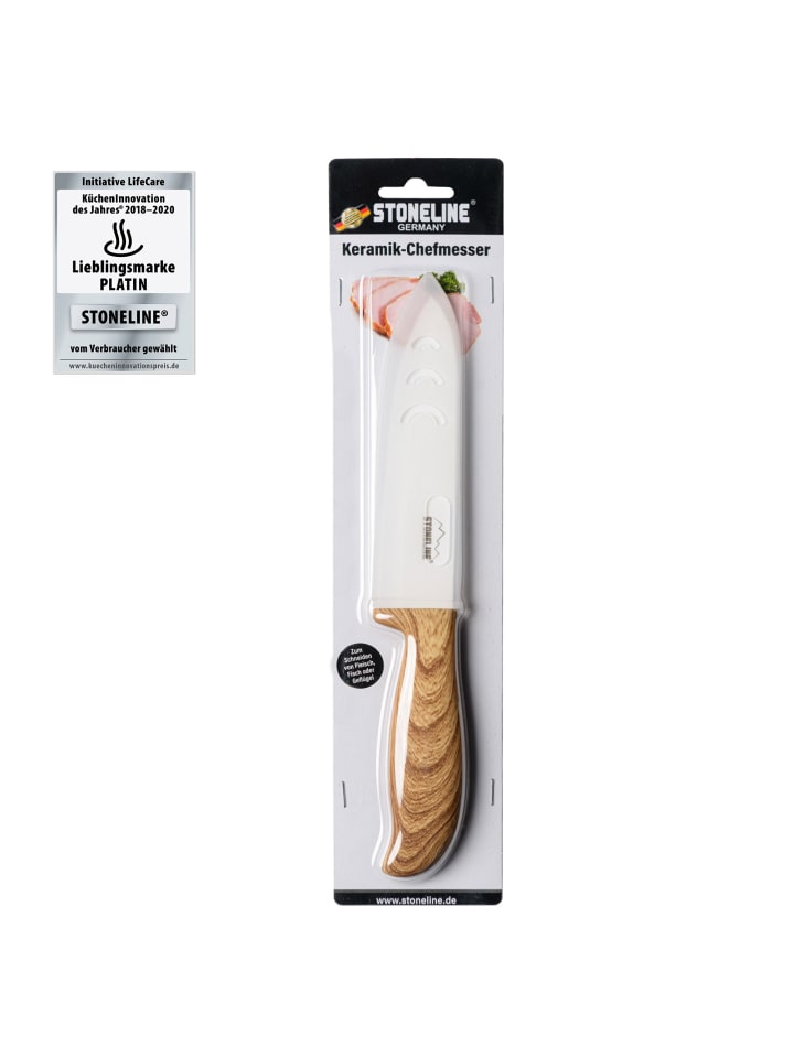 Stoneline Keramik Chefmesser 28 cm in Braun günstig kaufen Ø 28 cm