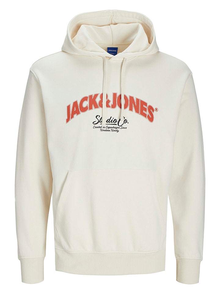 Jack & Jones Hoodie in Creme günstig kaufen