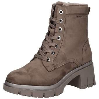 Tom Tailor Schnür Boots in beige
