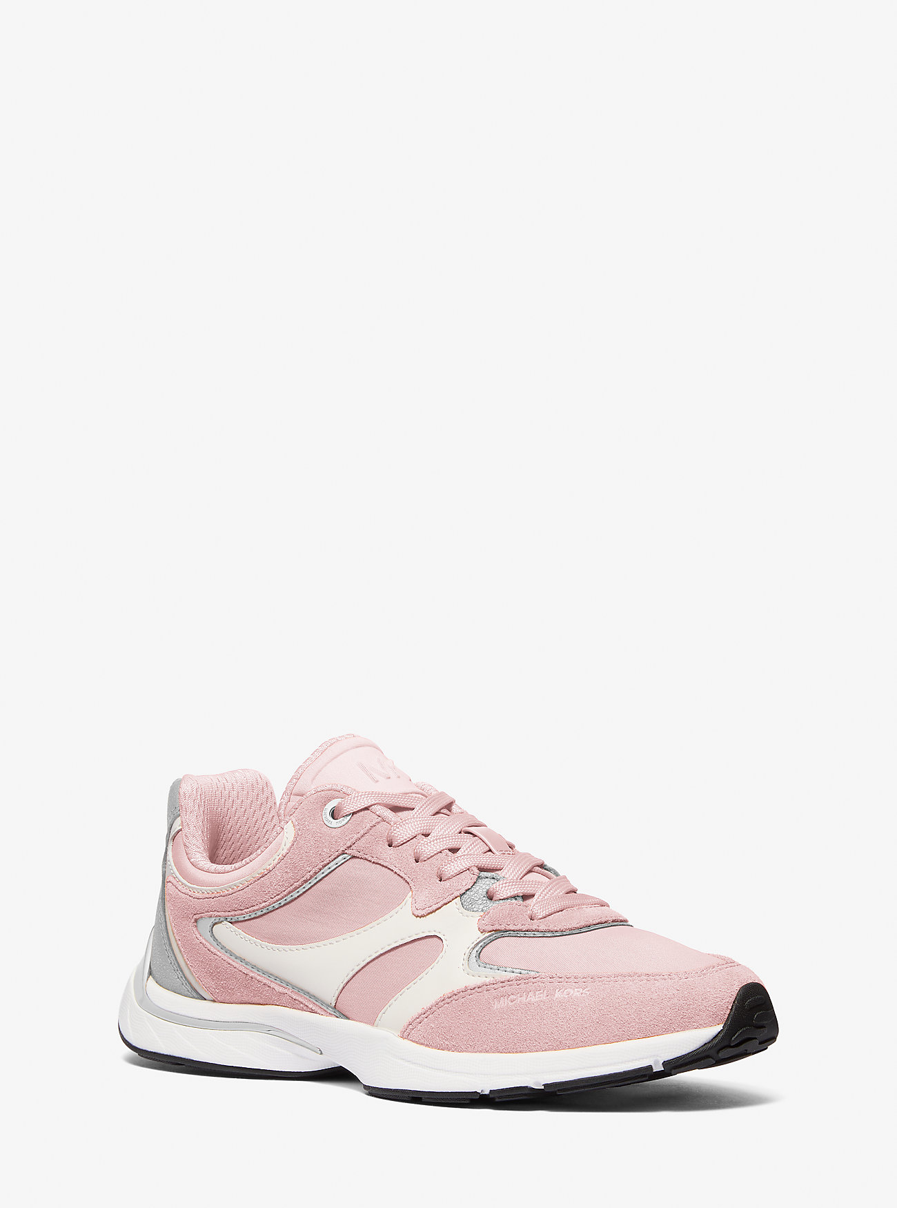 Riley Mixed-Media Trainer – SMOKEY ROSE
