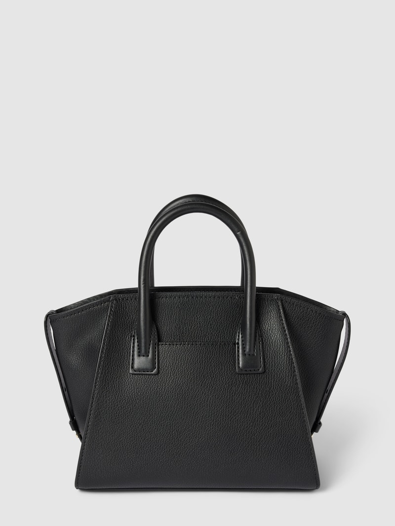 Handtasche mit Logo-Applikation Modell 'AVRIL' in black