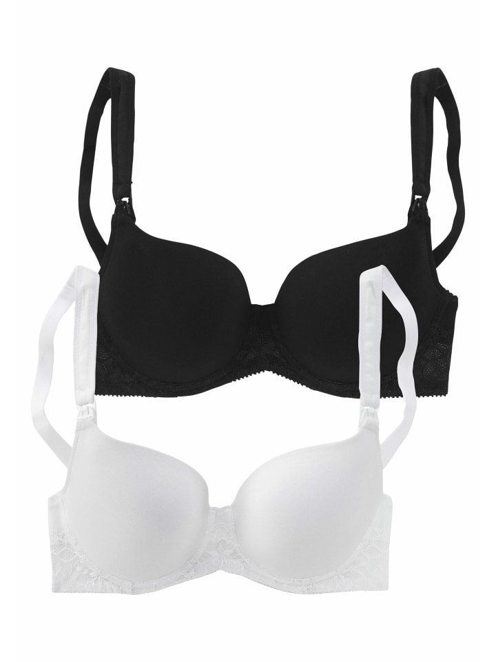 PETITE FLEUR Still-BH in weiß schwarz günstig kaufen