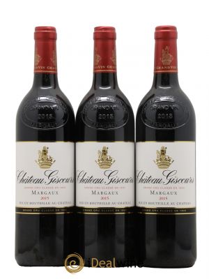 Château Giscours 3ème Grand Cru Classé  2015 - Lot de 3 Bouteilles