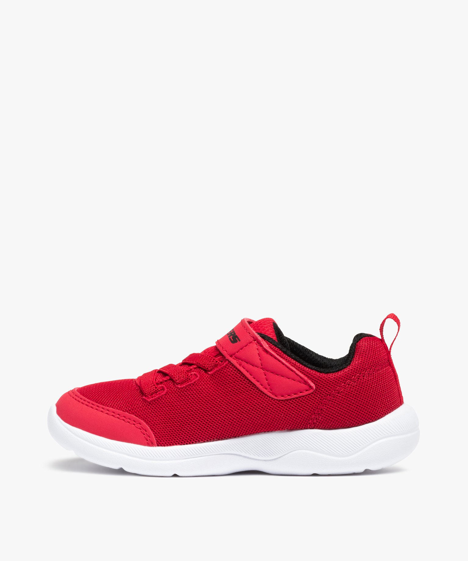 Baskets Garçon unies en mesh – Skechers Mini Wanderer rouge | GEMO