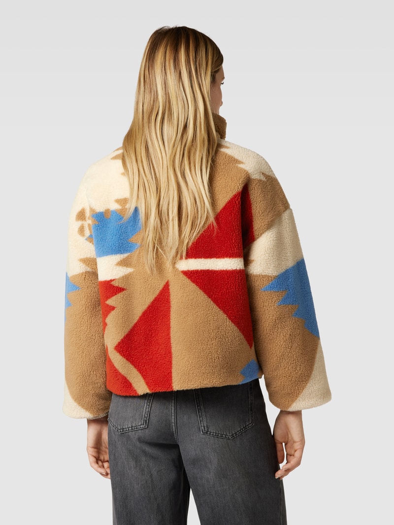 Jacke aus Teddyfell Modell 'MANNA' in sand
