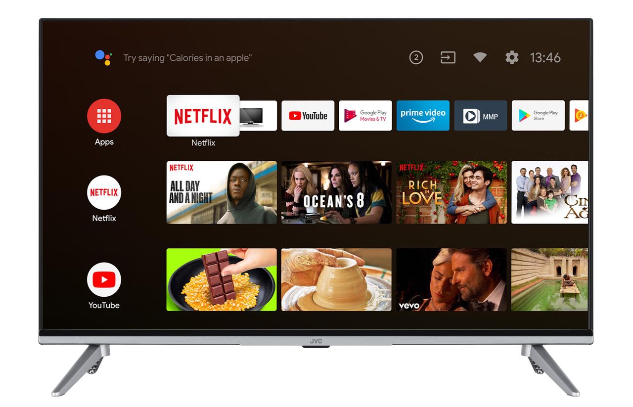 JVC JVC LT-32VAF5355 32 Zoll Fernseher/Android TV (Full HD, HDR, Triple-Tuner, Smart TV, Bluetooth)