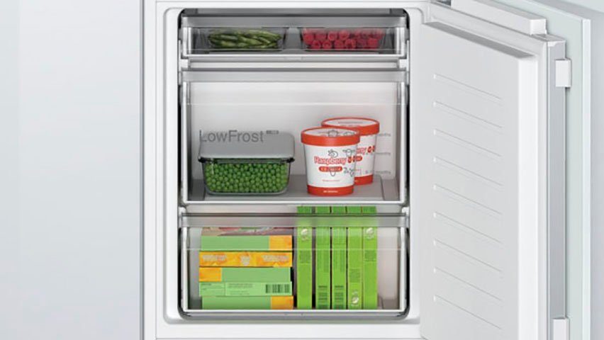BOSCH Einbaukühlgefrierkombination Serie 4 KIV86VFE1, 177,2 cm hoch, 54,1 cm breit