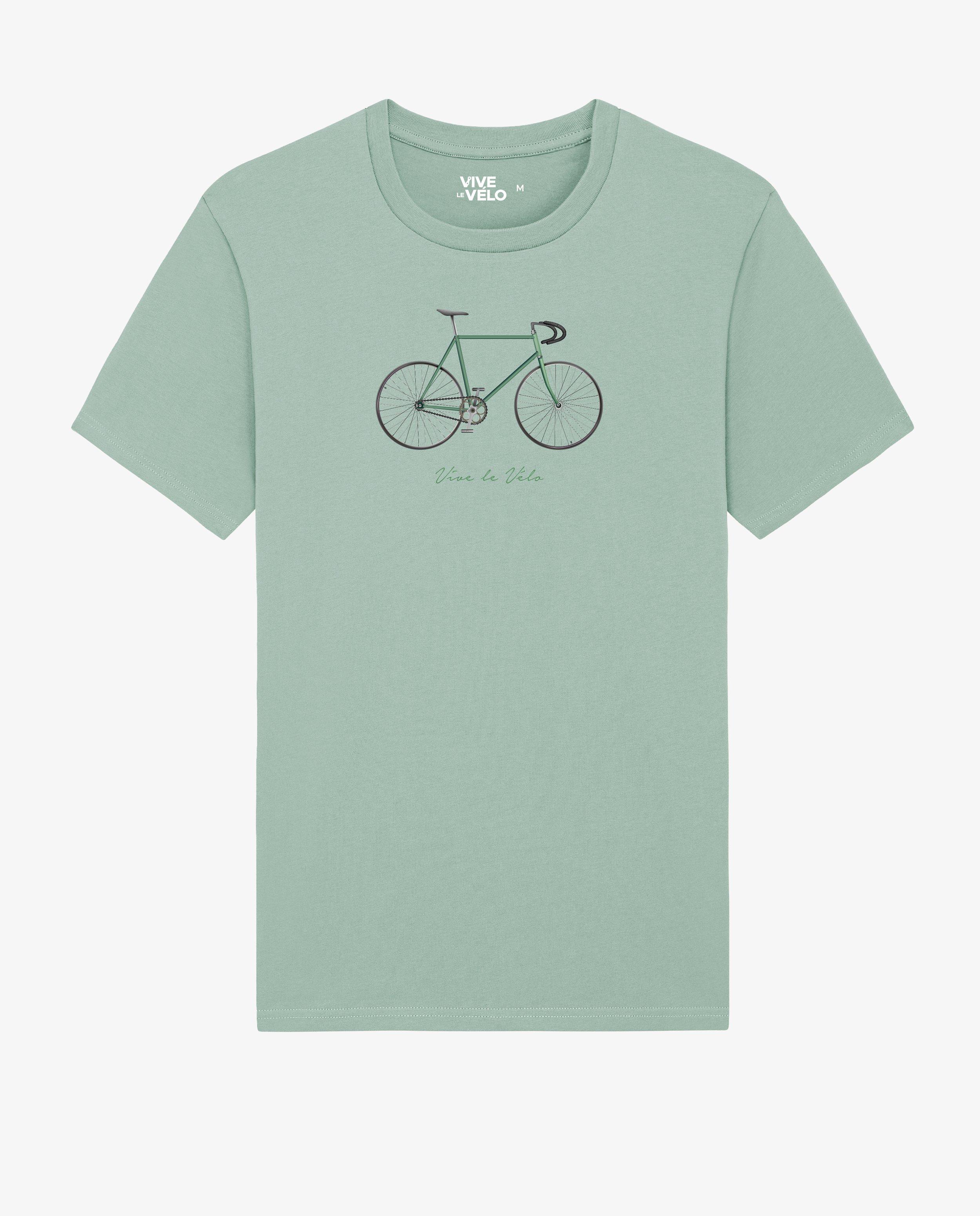 Long Live Cycling világoszöld póló, S-XXL khaki