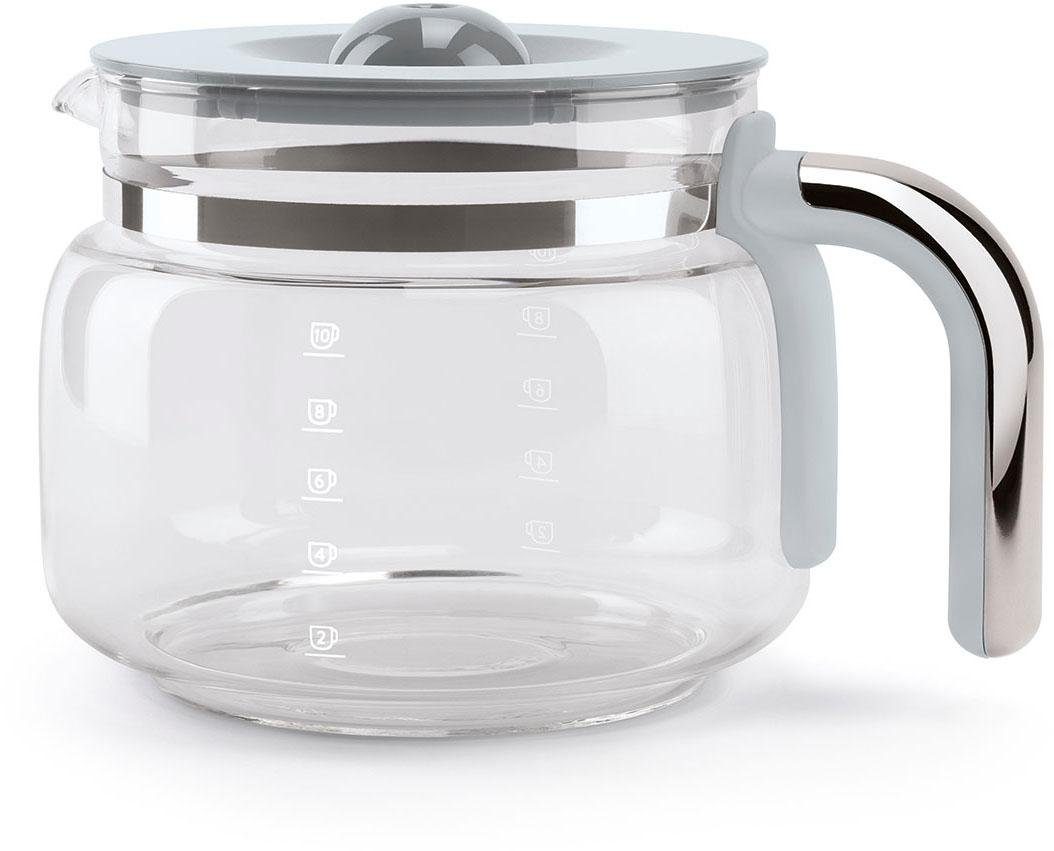 Smeg Filterkaffeemaschine DCF02BLEU, 1,4l Kaffeekanne, Permanentfilter 1x4