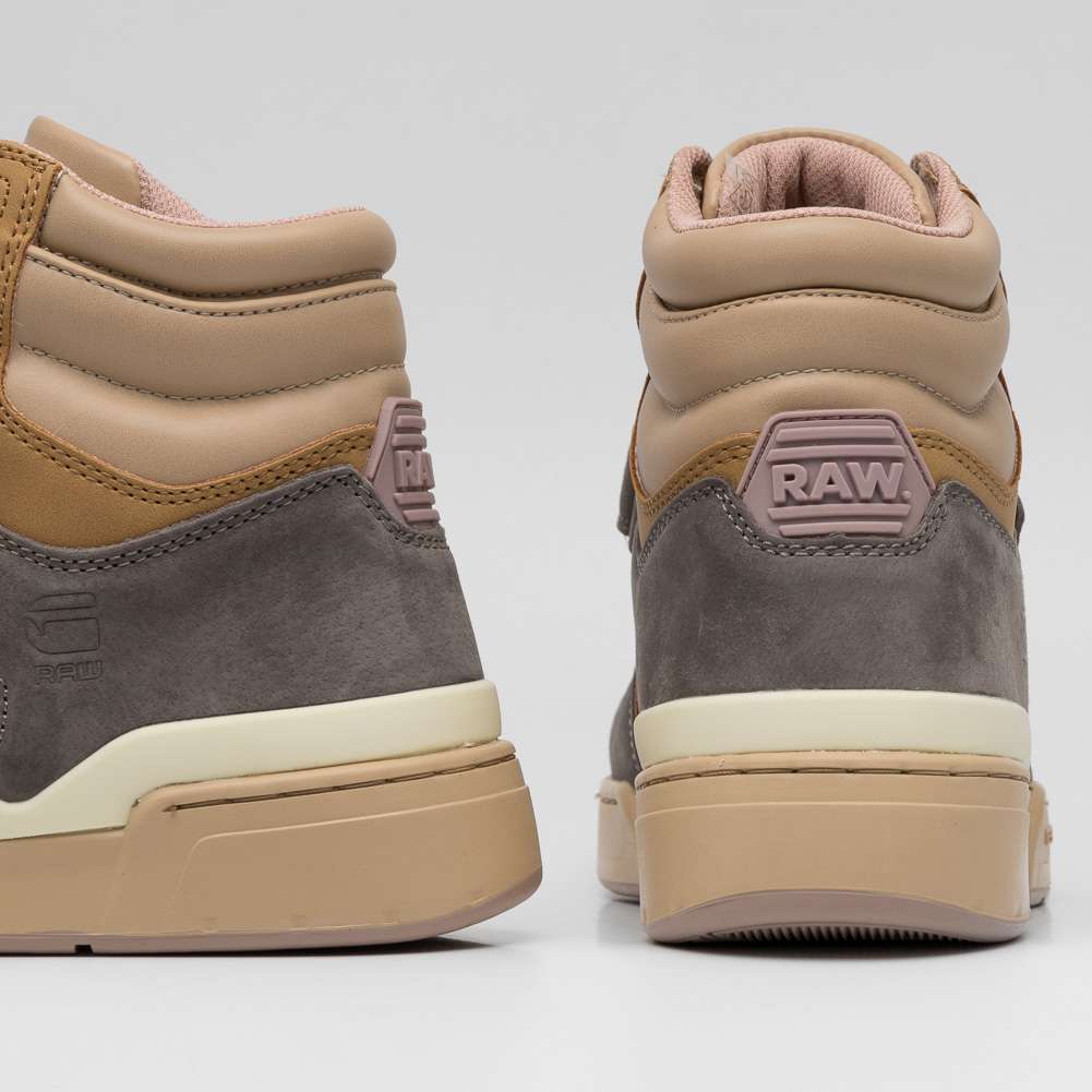 G-STAR RAW ATTACC Mid Damen Nubukleder Sneaker 2211 040710 TPE-SND