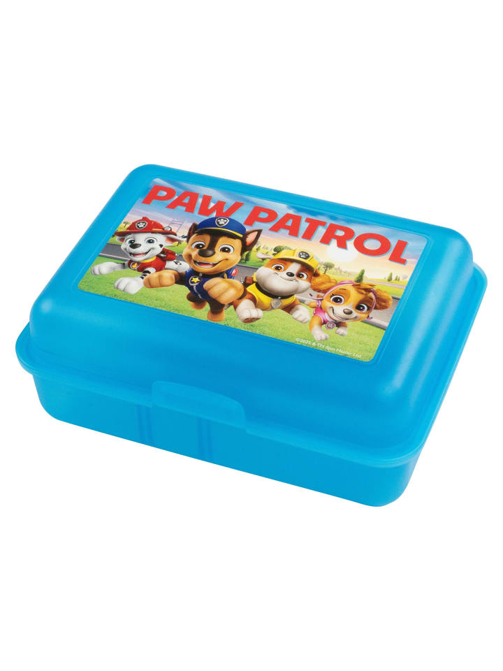 Paw Patrol Paw Patrol Brotdose Paw Crew Lunchbox Butterbrotdose mit Trennwand in blau günstig kaufen onesize