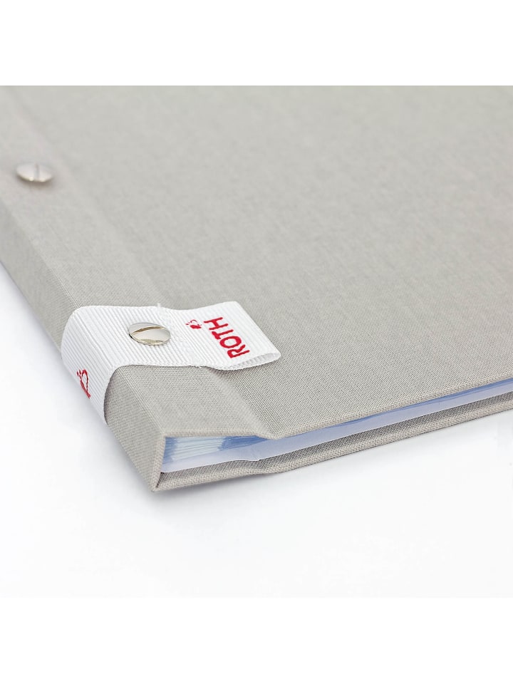 ROTH Zeugnismappe Spectrum mit Buchschrauben grey in Grau günstig kaufen onesize
