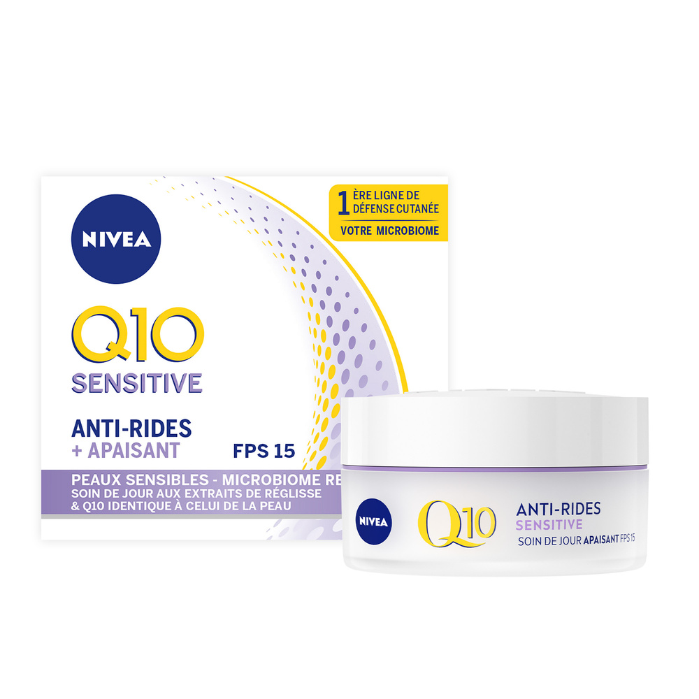 nivea Q10 POWER - Crème jour Sensitive Crème visage anti-âge