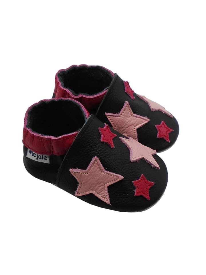 Yalion Baby Krabbelschuhe in Sterne Schwarz günstig kaufen