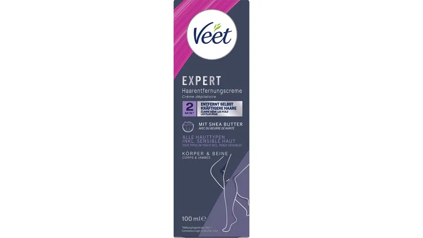 Veet Expert Haarentfernungs Creme Körper+Beine 100 ml