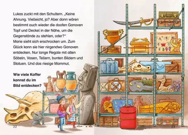 Die Jagd nach dem magischen Detektivkoffer, Band 5: Goldraub im Museum