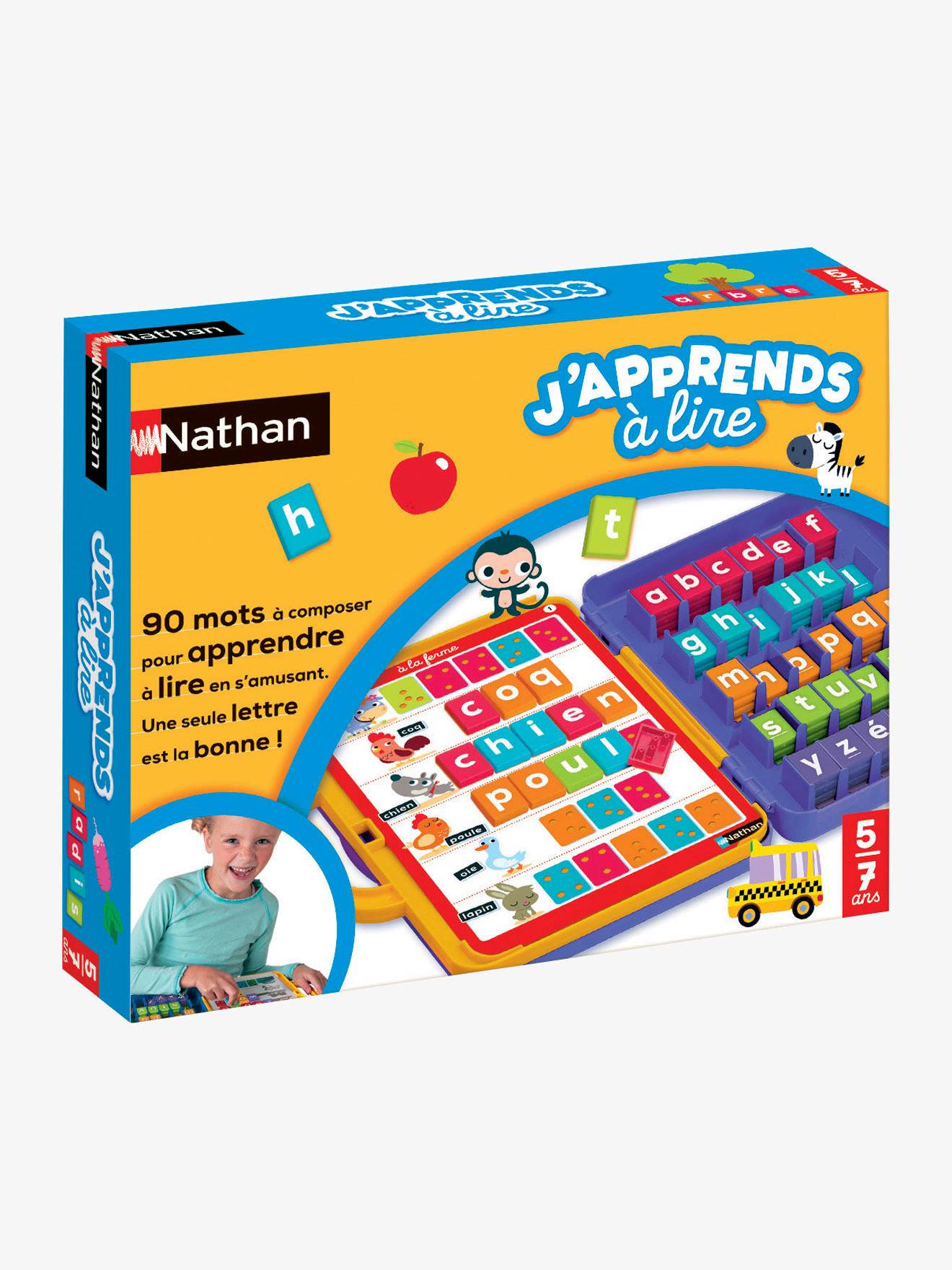 J'apprends à lire NATHAN multicolore