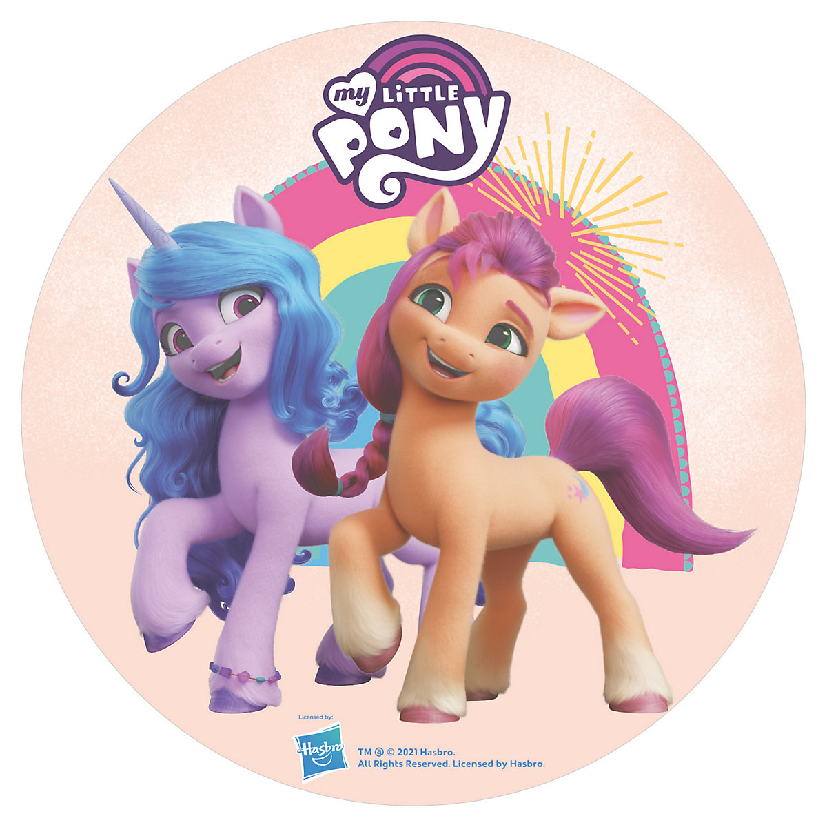 Essbare Tortenaufleger 20cm My Little Pony 20cm