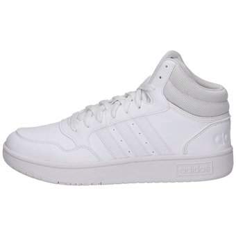 adidas Hoops 3.0 Mid Sneaker in weiß