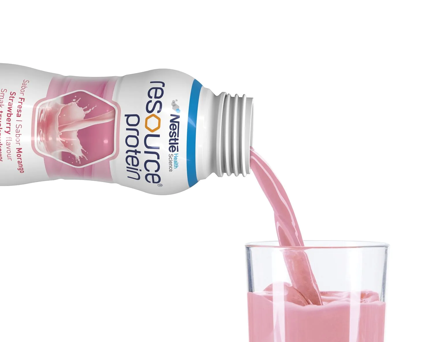 „Resource Protein“, geriamasis maisto papildas, braškių skonio