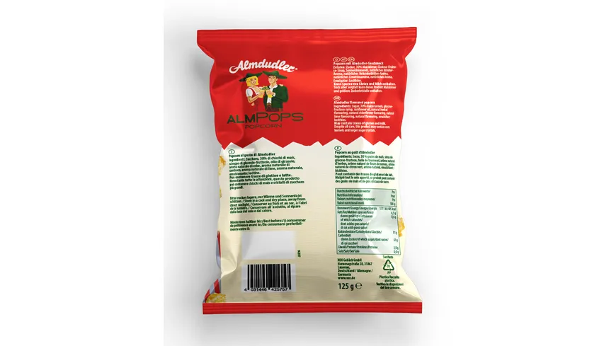 Almdudler Almpops Popcorn 125 g