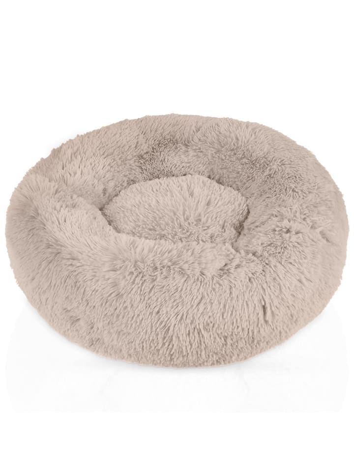Intirilife Hundebett Katzenbett in Beige 80cm günstig kaufen 80 cm