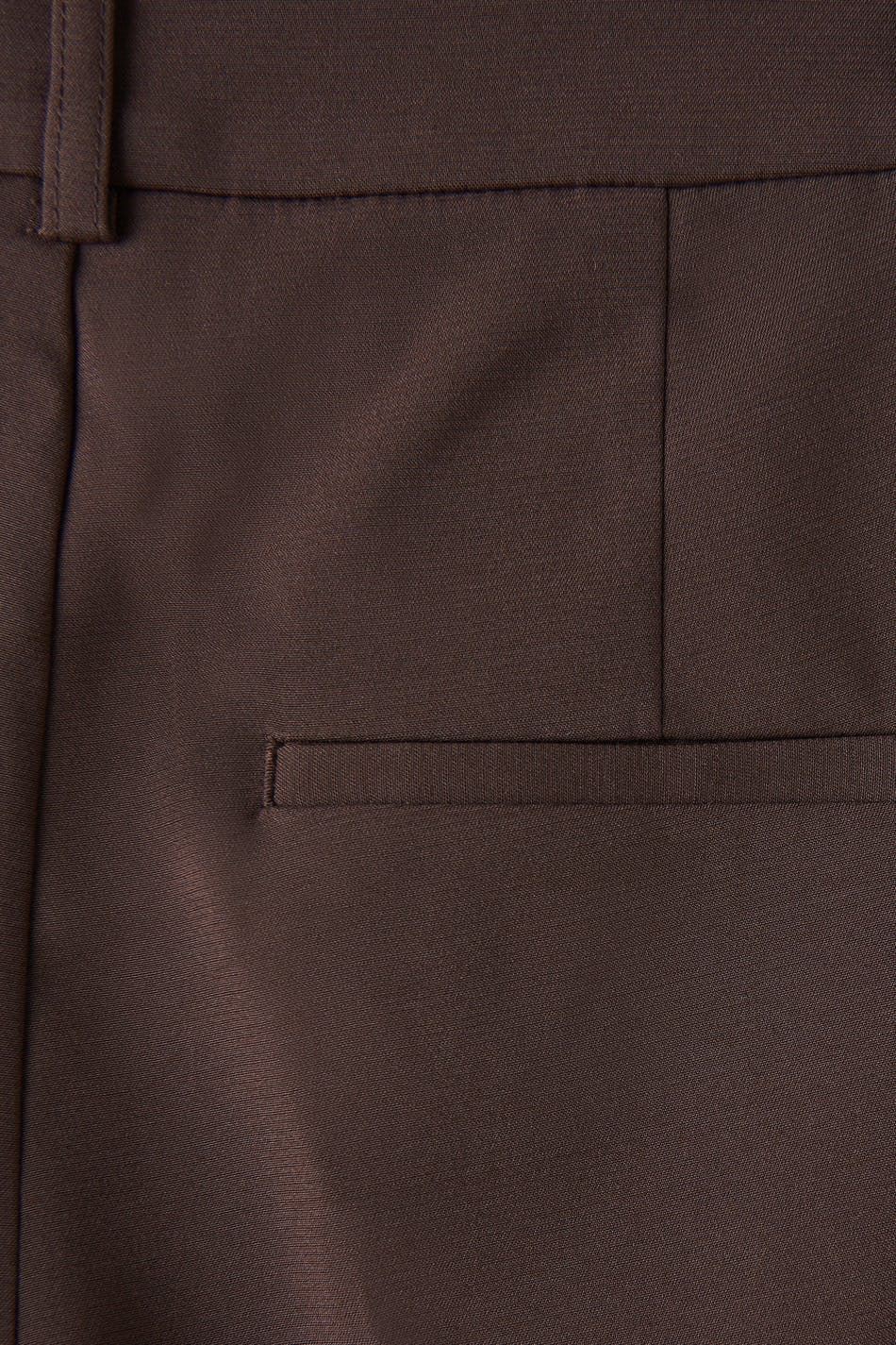 Straight regular trousers