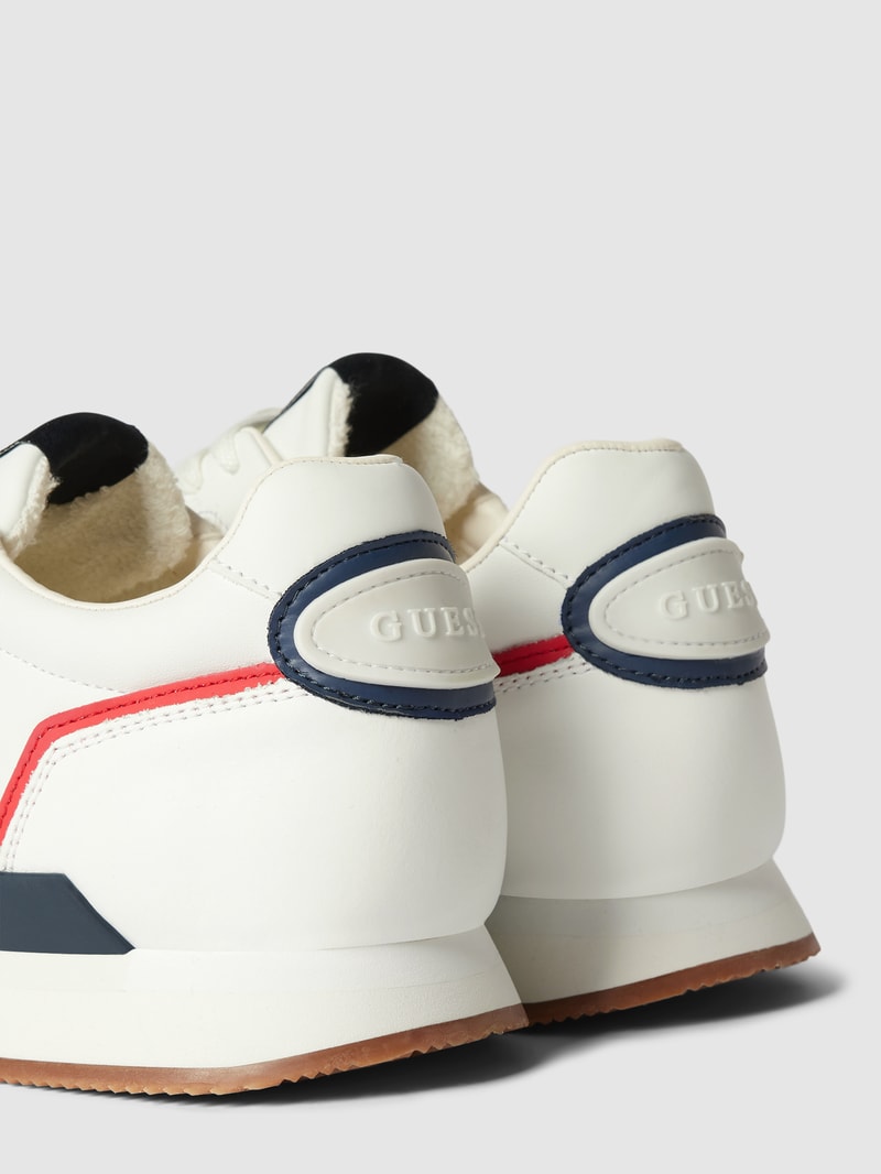 Sneaker mit Label-Patches Modell 'POTENZA' in weiß