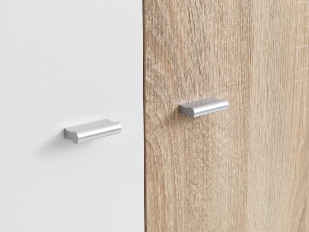 BELLE BELLE cabinet 80x190 white/light oak